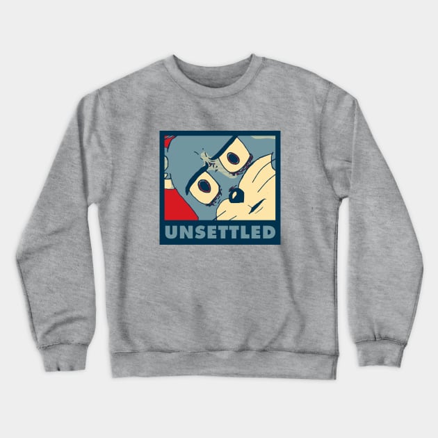 Unsettled Tom Hope Meme Crewneck Sweatshirt by Aefe